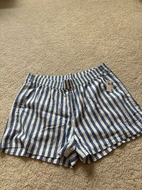 Old Navy Blue and White Striped Women’s Shorts
